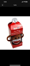 Sock Monkey Mug Holiday Set Cocoa Mix with 2 Handle Double Chocolate  ~ New