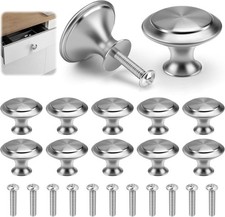 Möbelknöpfe Möbelgriffe Schrankknopf Küchenknöpfe Knopf Edelstahl Griff Rund
