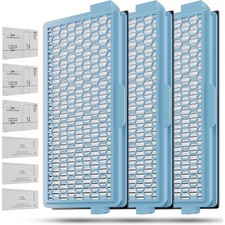 3x Blau Filter Air Clean Plus-Filter passend für Miele HEPA Air Clean SF-HA 50