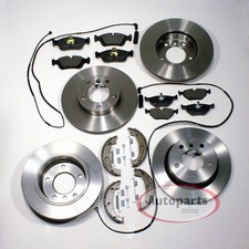 Bremsscheiben Ø 286 mm + Ø 276 mm + Bremsbeläge vorne hinten für BMW 3er [E46]