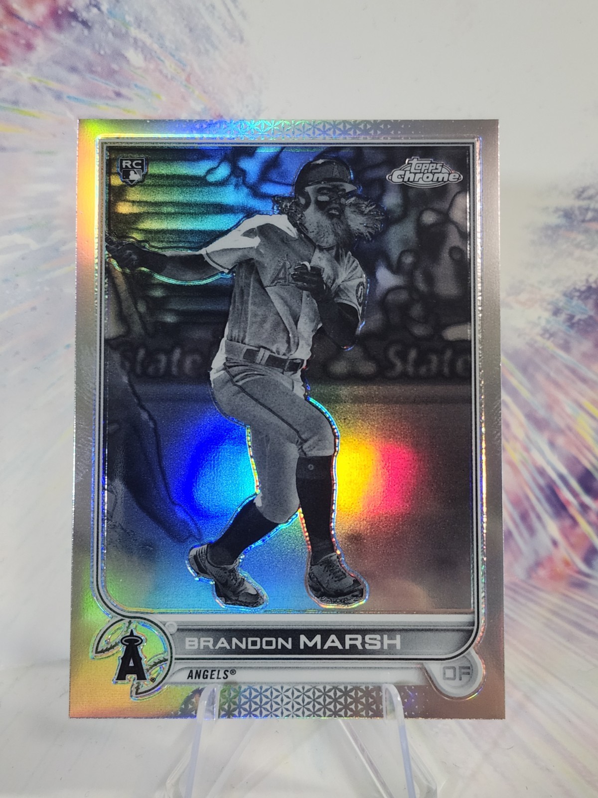2022 Topps Chrome - Brandon Marsh #133 Negative Refractor (RC)