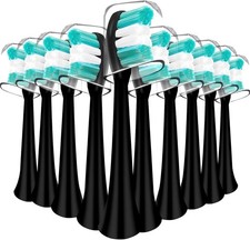 Curved W Shape Replacement Heads for AquaSonic Toothbrush - Pack of 10