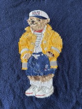 Polo Ralph Lauren Teddy Bear Sweater Nautical Men s Small
