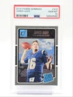 JARED GOFF 2016 DONRUSS RATED ROOKIE FOOTBALL RAMS PSA 10 Q2007