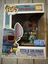 Funko Pop! Premium: Disney - Stitch in Sunlounger - Funko Entertainment Earth...