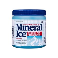 Mineral Ice Original Therapeutic Menthol Pain 8 Ounce Pack of 1 , Blue