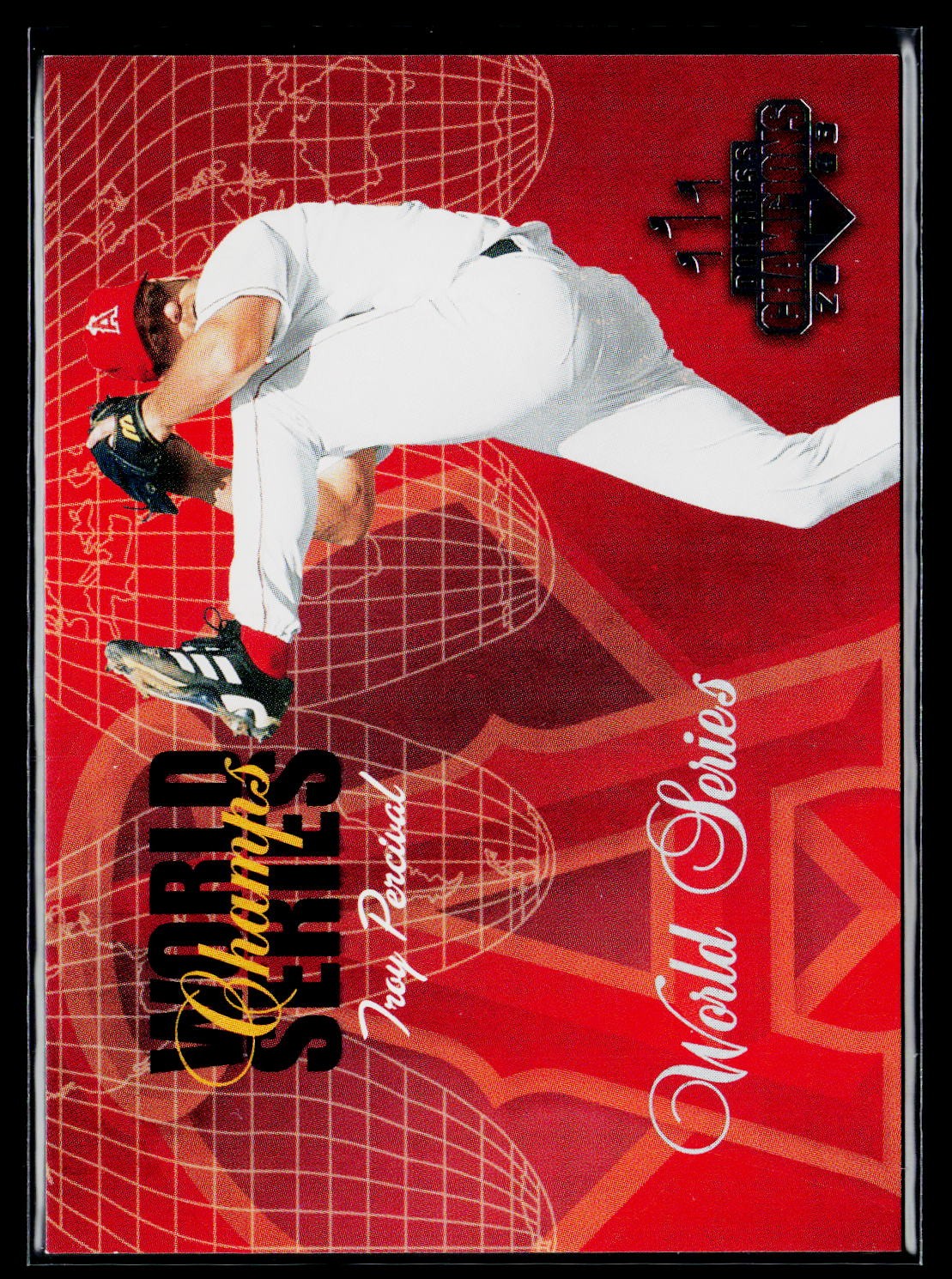 2003 Donruss Champions #WSC-4 Troy Percival World Series Champs #/2002