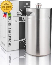 270OZ Stainless Steel Mini Keg, Portable Beer Growler with Exhaust Valve Designe
