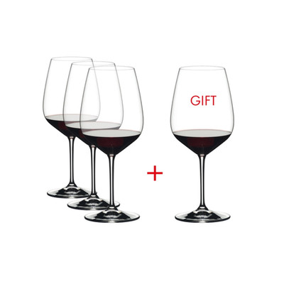 RIEDEL 4411/0 Extreme Cabernet 28.22 Floz Wine Glasses, Value Pack Buy 3 Get 4