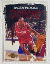 1994-95 Skybox Basketball Terry Dehere Raging’ Rookies Insert Card #12 Clippers