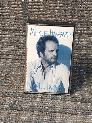 Merle Haggard Chill Factor Cassette 1987 CBS 