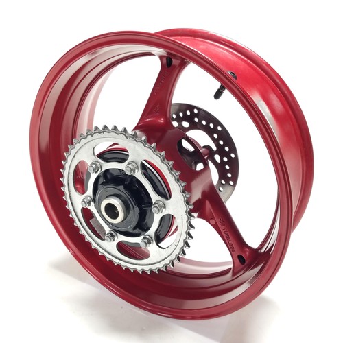 2024 11-25 SUZUKI GSXR750 GSXR600 OEM REAR WHEEL BACK RIM ROTOR HUB BOY STR8 - Picture 8 of 15