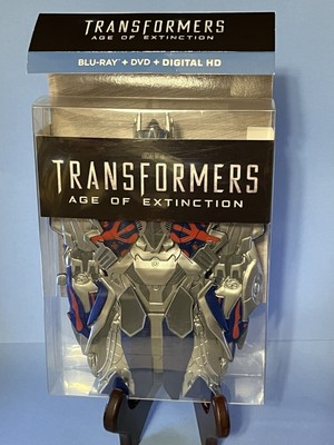 Transformers  Age Of Extinction  Case Transforms Into Optimus Prime 3 Discs NIB