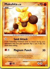 Makuhita 68/99 Common Arceus Pokemon Moderately Played