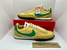 Nike Waffle Racer IM8658-700 Topaz Gold Stadium Green-Sail  Men's Size