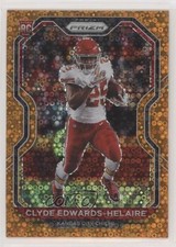 2020 Panini Prizm Rookie Orange Disco Prizm Clyde Edwards-Helaire #328 4z8
