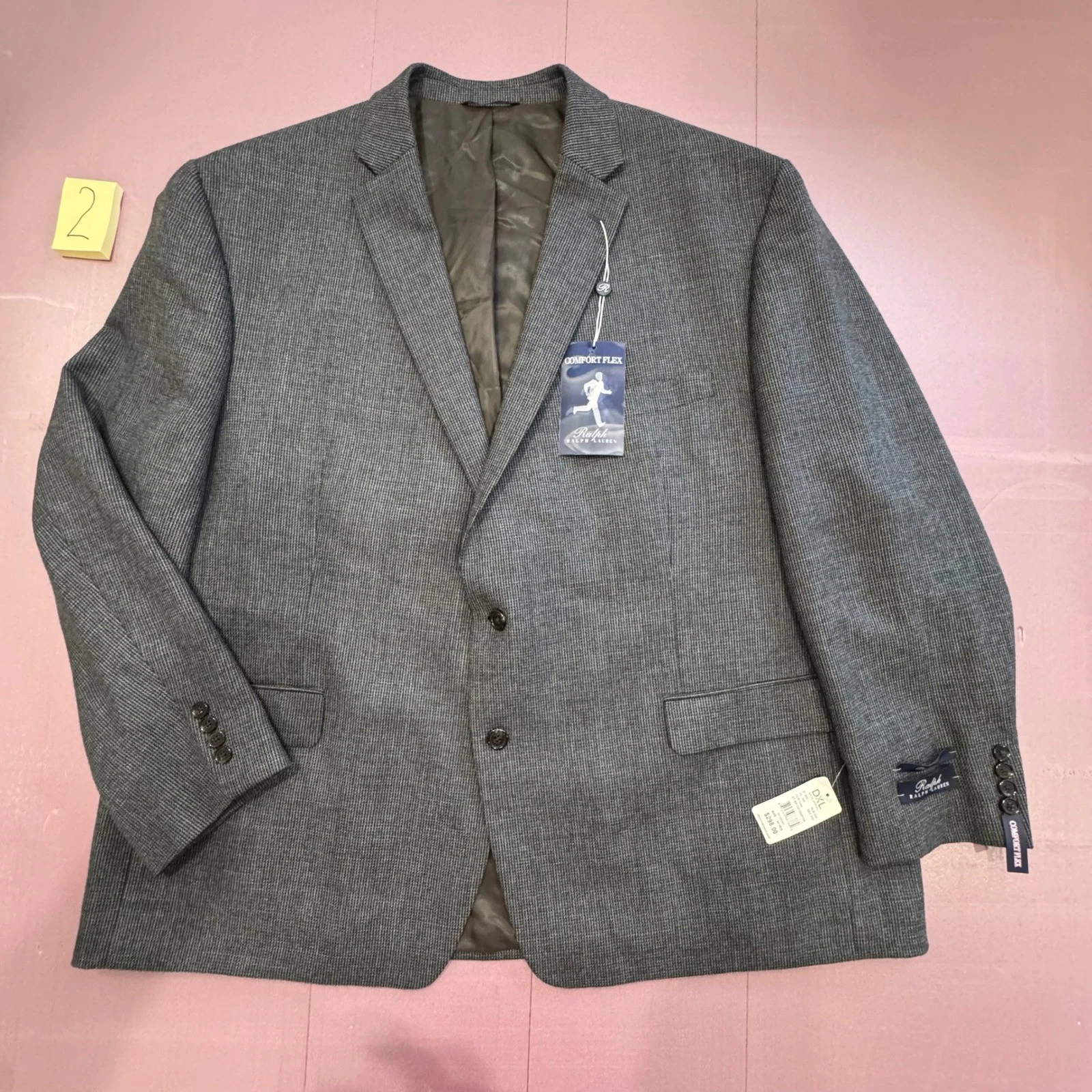 RALPH Ralph Lauren DXL Comfort Flex Wool Blazer Sport Coat Jacket Gray 54 Reg
Opens in a new window
