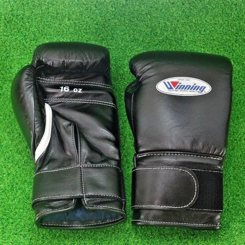 ウィニング　16オンス　紐　ブラック Winning Black 16 oz. Weight Boxing Gloves for sale | eBay