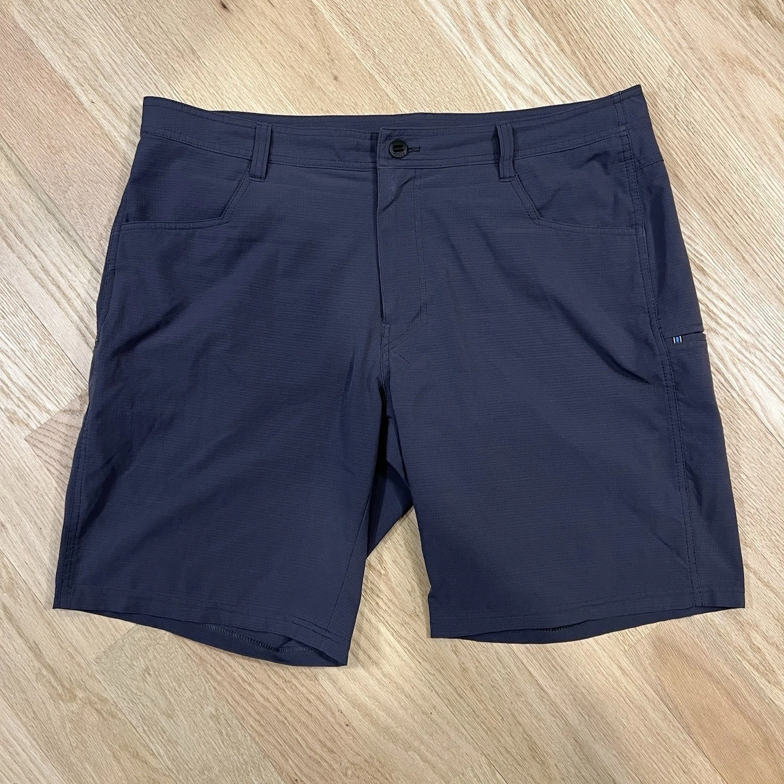 Kuhl Resistor Lite Shorts Men's 38 Gray Hiking Outdoor Ripstop 9" Inseam Hiking