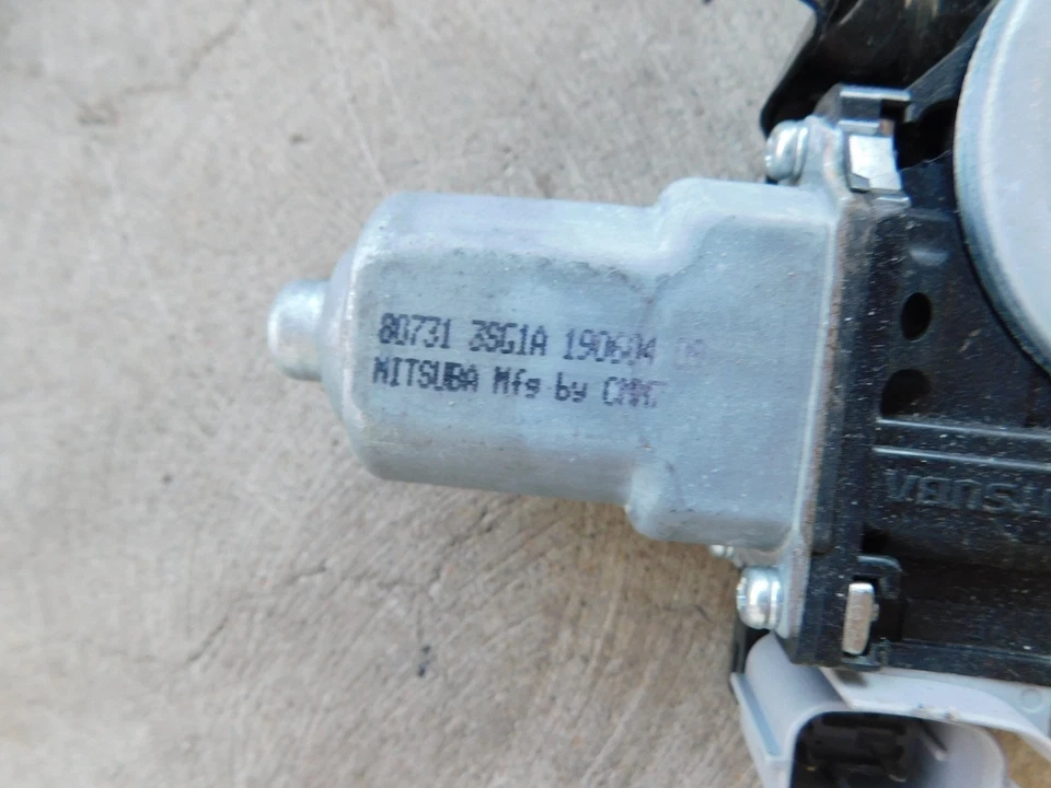 日产 Sentra 2013 - 2019 年右前窗调节器带电机原始设备制造商 80731-3SG1A — 第 4/4 张图片