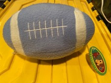 7.5" Blue/White Small Football Plush Toymax NEW w/Tags s2