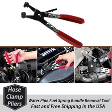 Hose Clamp Pliers Water Pipe Fuel Spring Bundle Removal Tool Car Pipe Clip Us
