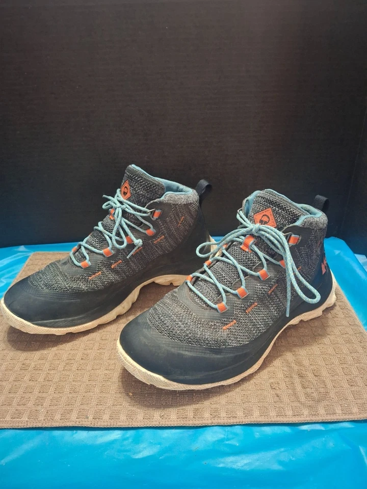 Botas de caminhada femininas Outdoor Afro X REI Co-Op tamanho 8.5 preto/cinza - Imagem 2 de 4