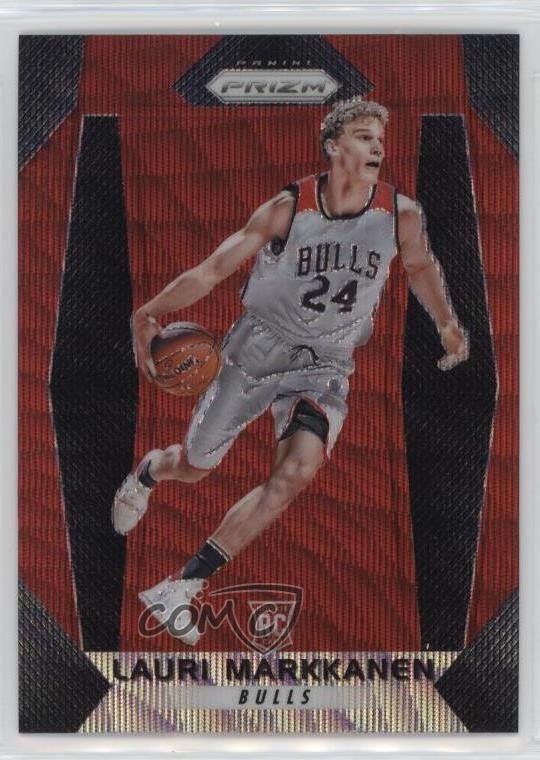 2017-18 Panini Prizm Ruby Wave Prizm Lauri Markkanen #247 Rookie RC 0d6s