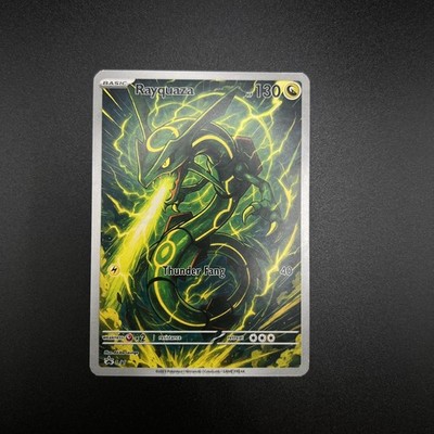 Pokemon Rayquaza Limited Promo Doujin ACG DIY Full Art Karte NO HOLO