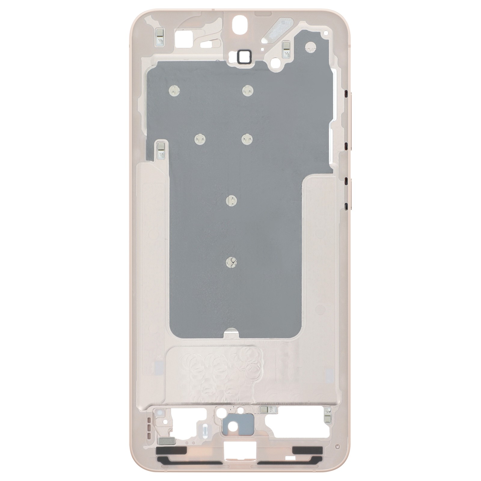 Châssis central original pour Galaxy S25 Plus avec châssis rose