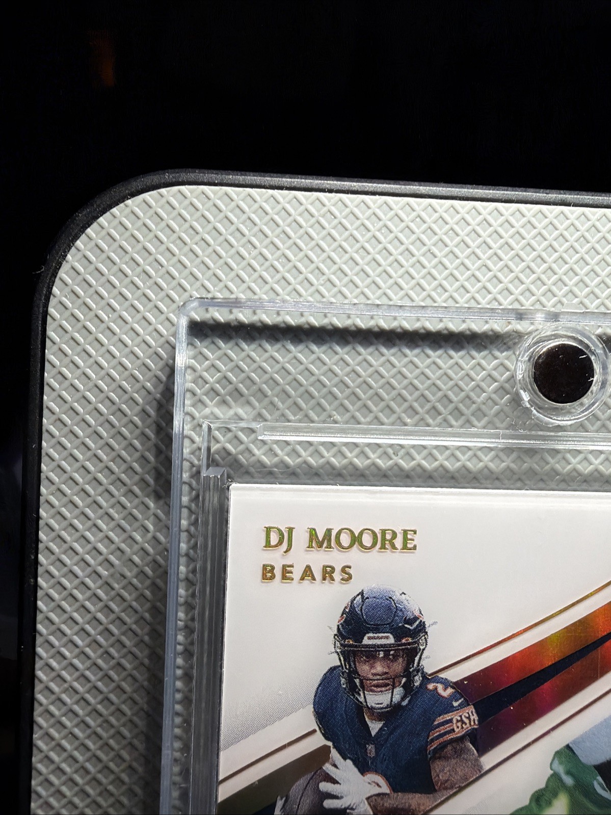 2023 IMMACULATE Gold SSP CLEAT IMPRESSION ON CARD AUTO DJ MOORE 15/25! view 3