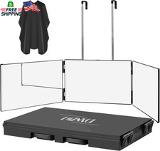 3 Way Mirror for Self Hair Cutting,360 Haircuts Men for Barber Use Tools,To See