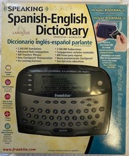 Franklin BES-1840 Spanish-English Dictionary  Manual - Tested - Works Perfectly