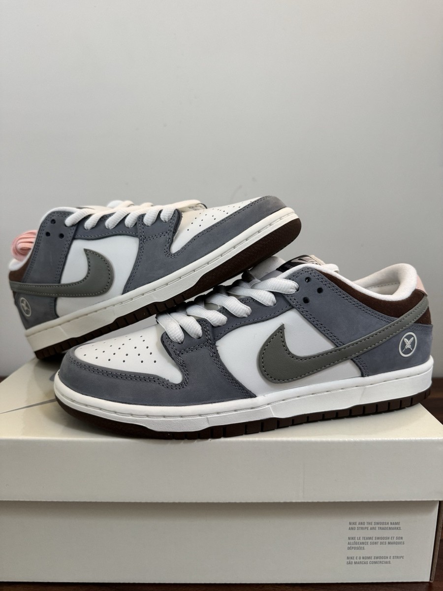 Brand New Men's Nike SB Dunk Low Yuto Horigome Grey White Skate