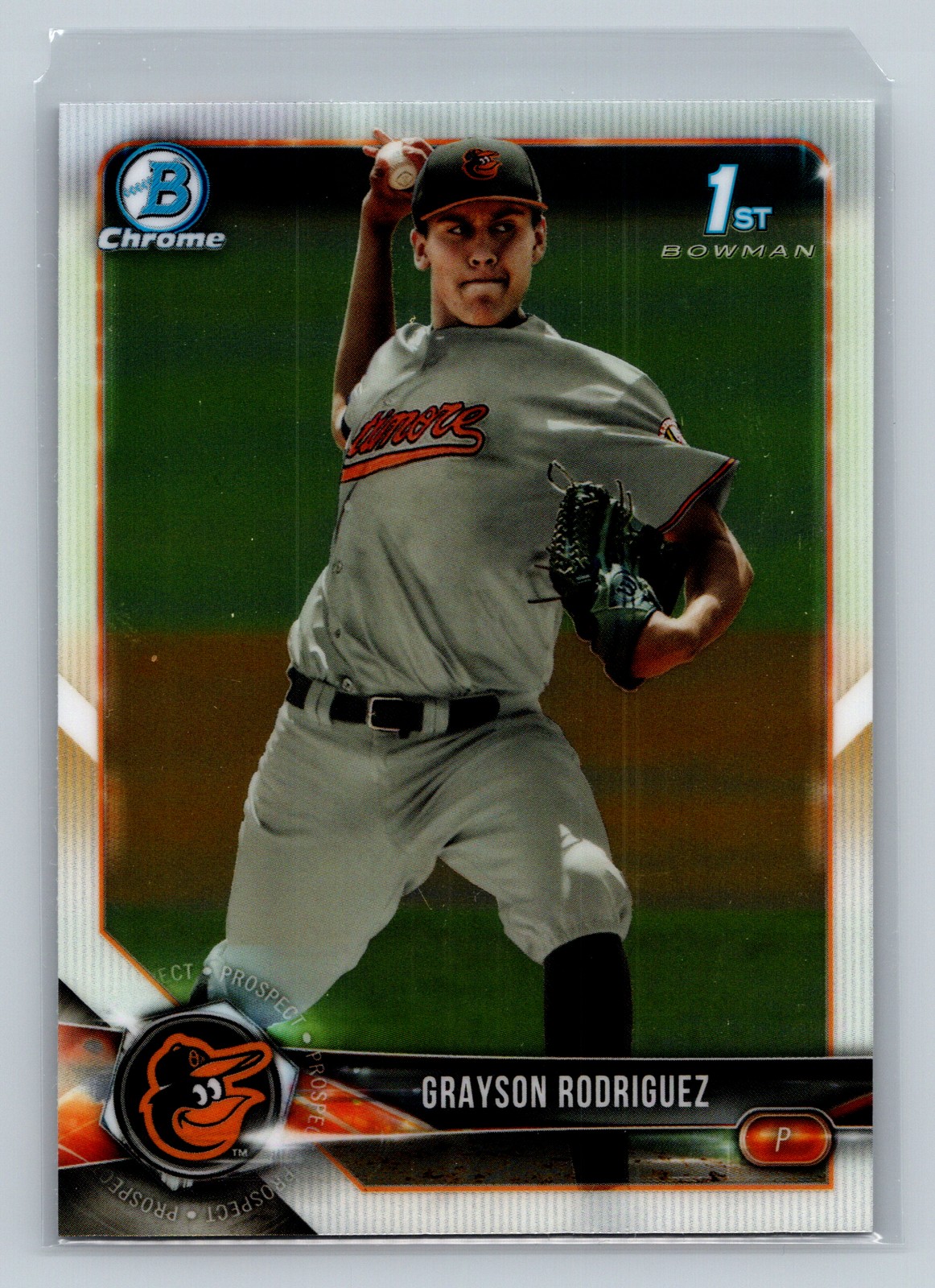 2018 Bowman Draft #BDC-73 Grayson Rodriguez Chrome