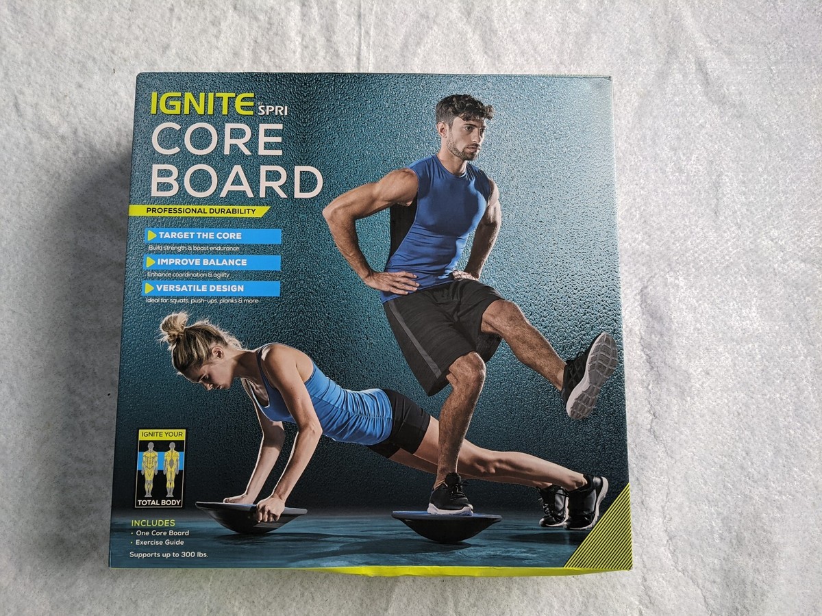 Ignite by SPRI Core Board Abdominal Trainers Blue- New (Open