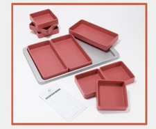 Silicone Baking Sheet Pan Dividers Reusable Nonstick 10 pc Bakeware Set K51084