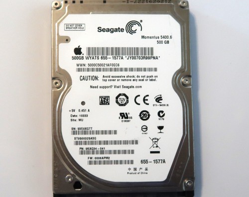 Seagate ST9500325ASG 9KAG34-041 0006APM2 (5VE) WU China 2.5" 500gb HDD 655-1577A - Picture 4 of 4