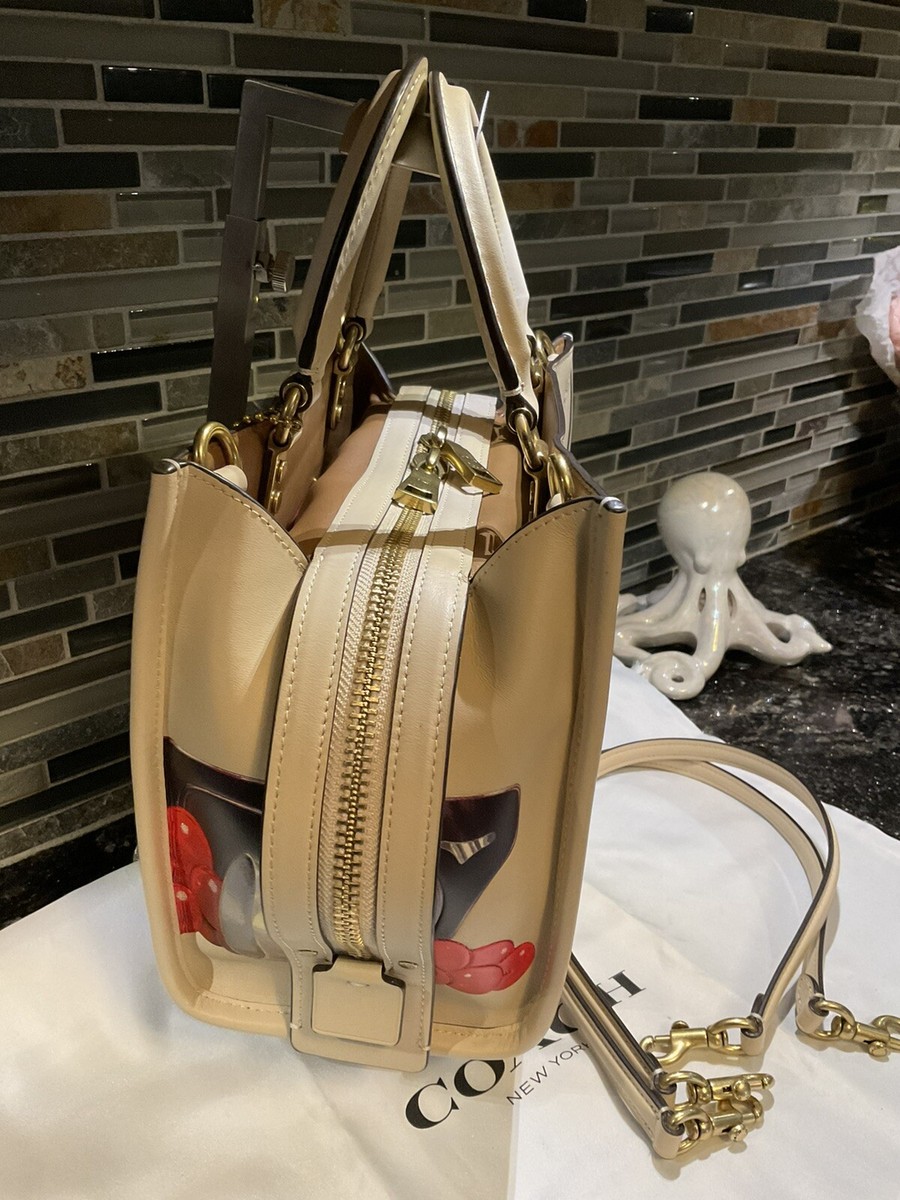 Coach X Tom Wesselmann Lipstick Rogue 25 Ivory CA126 Glove Tanned