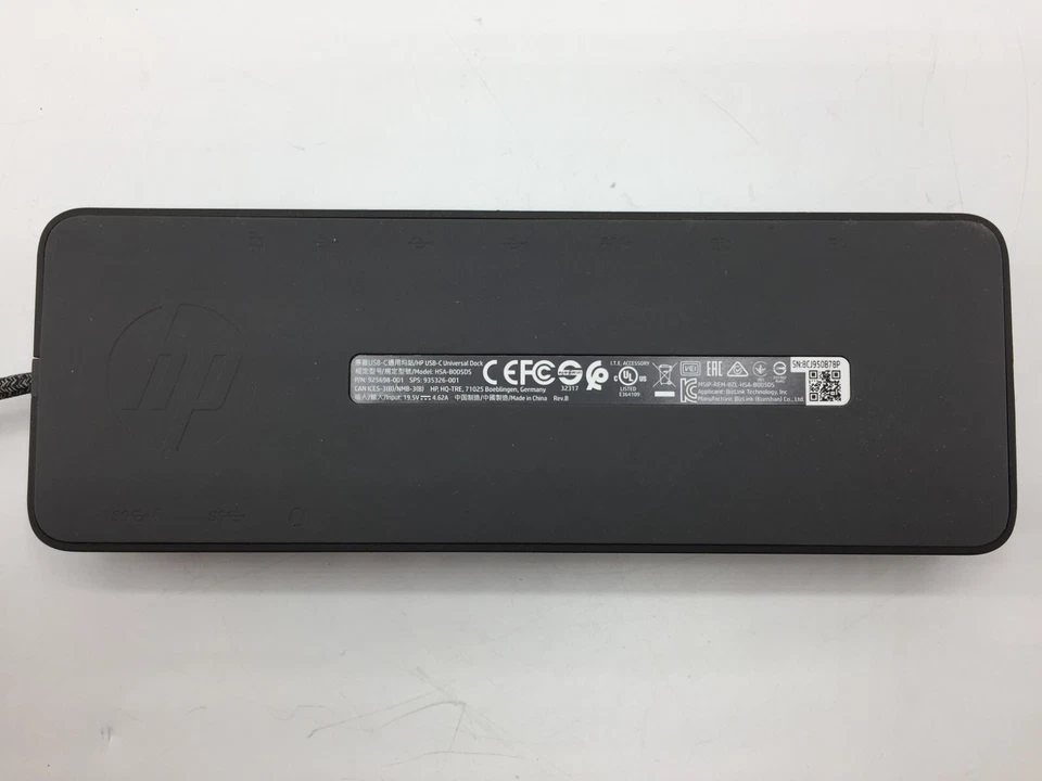 HP USB-C Universal Docking Station HP HSA-B005DS [NO POWER SUPPLY] FREE S/H - Image 3 of 3