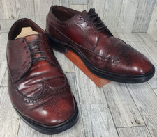 Men's size 10 Valentino Oxblood Wingtip Brogue shoe's Well loved cared for