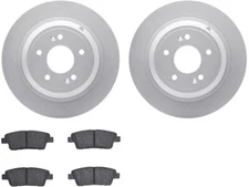 For 2017 Genesis G80 Brake Pad and Rotor Kit Rear Dynamic Friction 73129HP