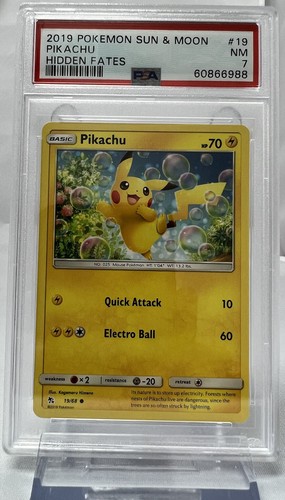 Pikachu graded PSA 7 for sale on eBay