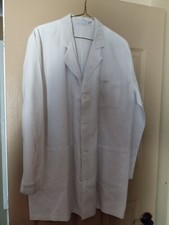  3 -White Medical Lab Coats Size 42, 36" long