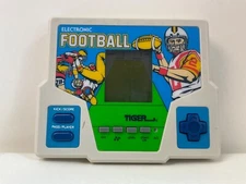 Tested! 1st Edition Classic Football Tiger Handheld Travel Game Electronic LCD D