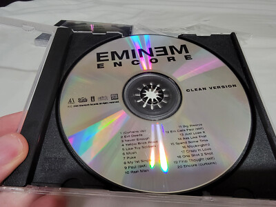 Eminem Encore Clean Promo CDR Slim Shady Rare Rap Hip Hop