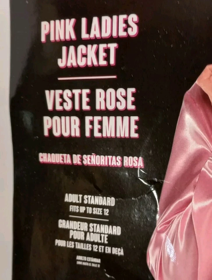 Women's Grease Movie Pink Ladies Jacket Adult Standard Up To Size 12 - Image 3 of 3