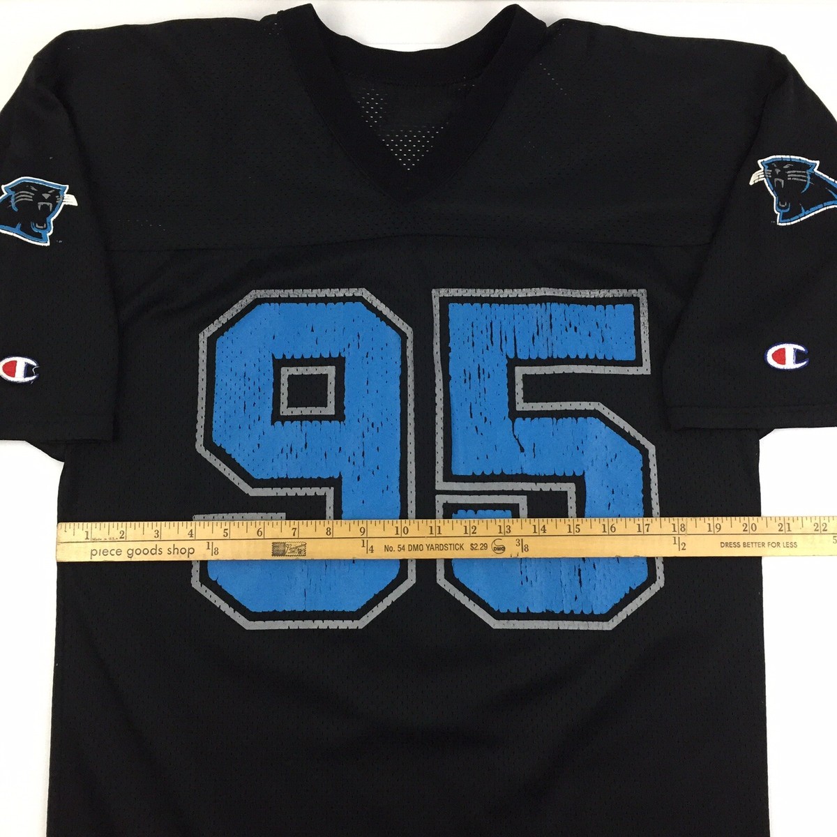 ユニフォーム 90s Nike Panthers Jersey Made in USA Vtg 90s Carolina Panthers Champion Mens Jersey #95 Made USA