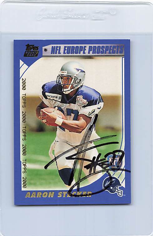 2000 Topps #357 Aaron Stecker Claymores Signed Auto *K8572