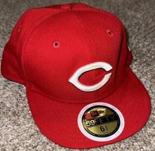 59FIFTY MLB Youth Cincinnati Reds Outdoor Fitted  Baseball Cap Official On Field